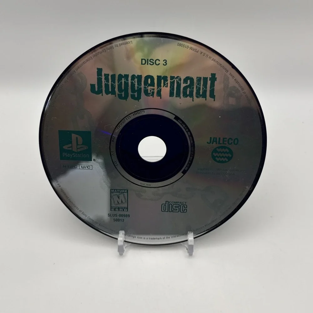 Juggernaut PS1 Horror Game Discs 1-3 Complete (READ DESCRIPTION)